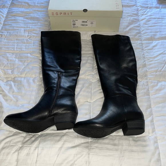Esprit Treasure Faux Leather Dress Boots - Picture 2 of 7